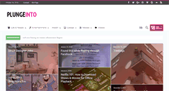 Desktop Screenshot of plungeinto.com